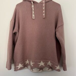 VTG Kori American Women's Pink Star Pull Over Sweater Size Large